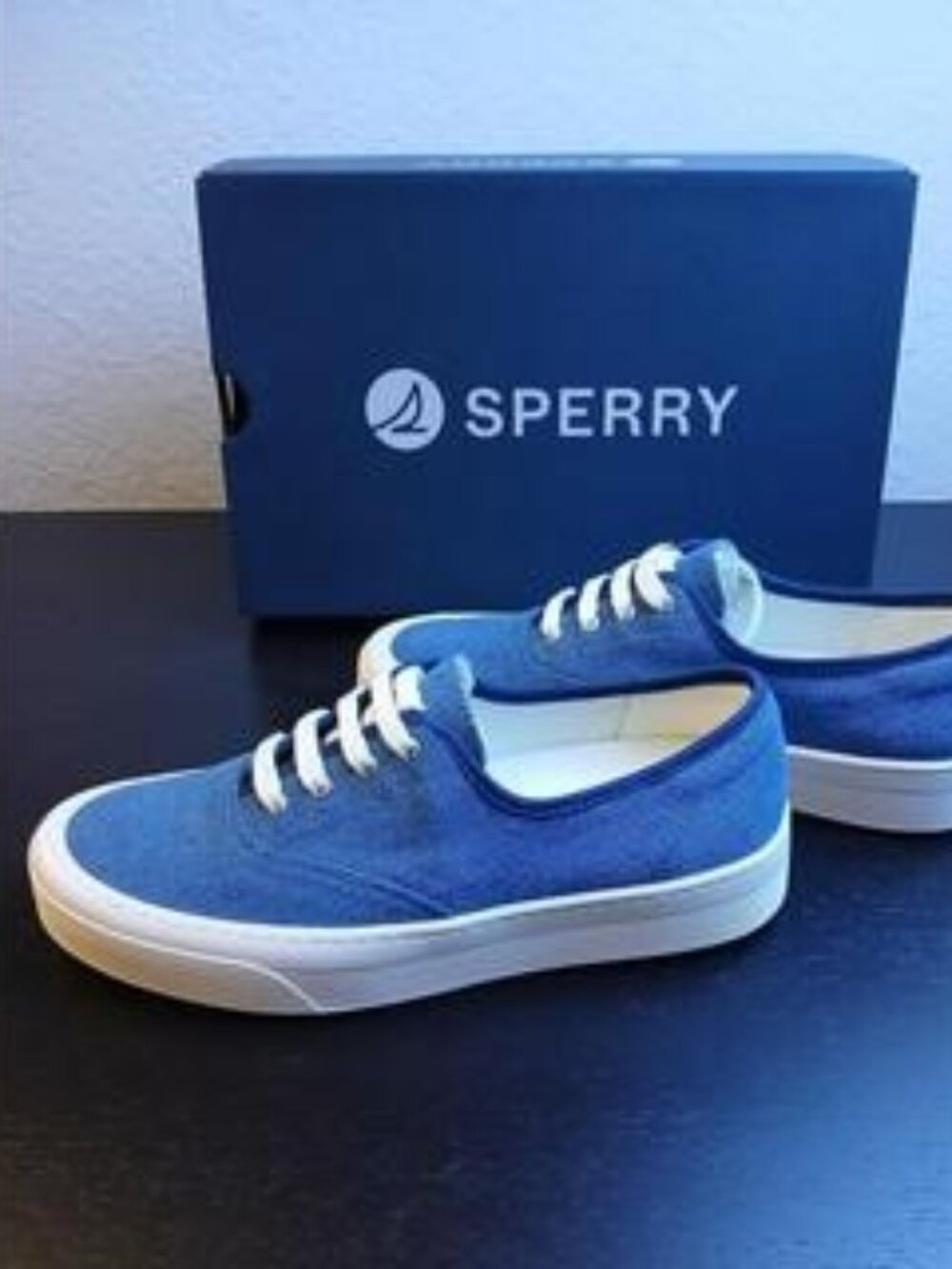 Sperry Candy CVO Denim Blue Platform Sneakers Women’s 9